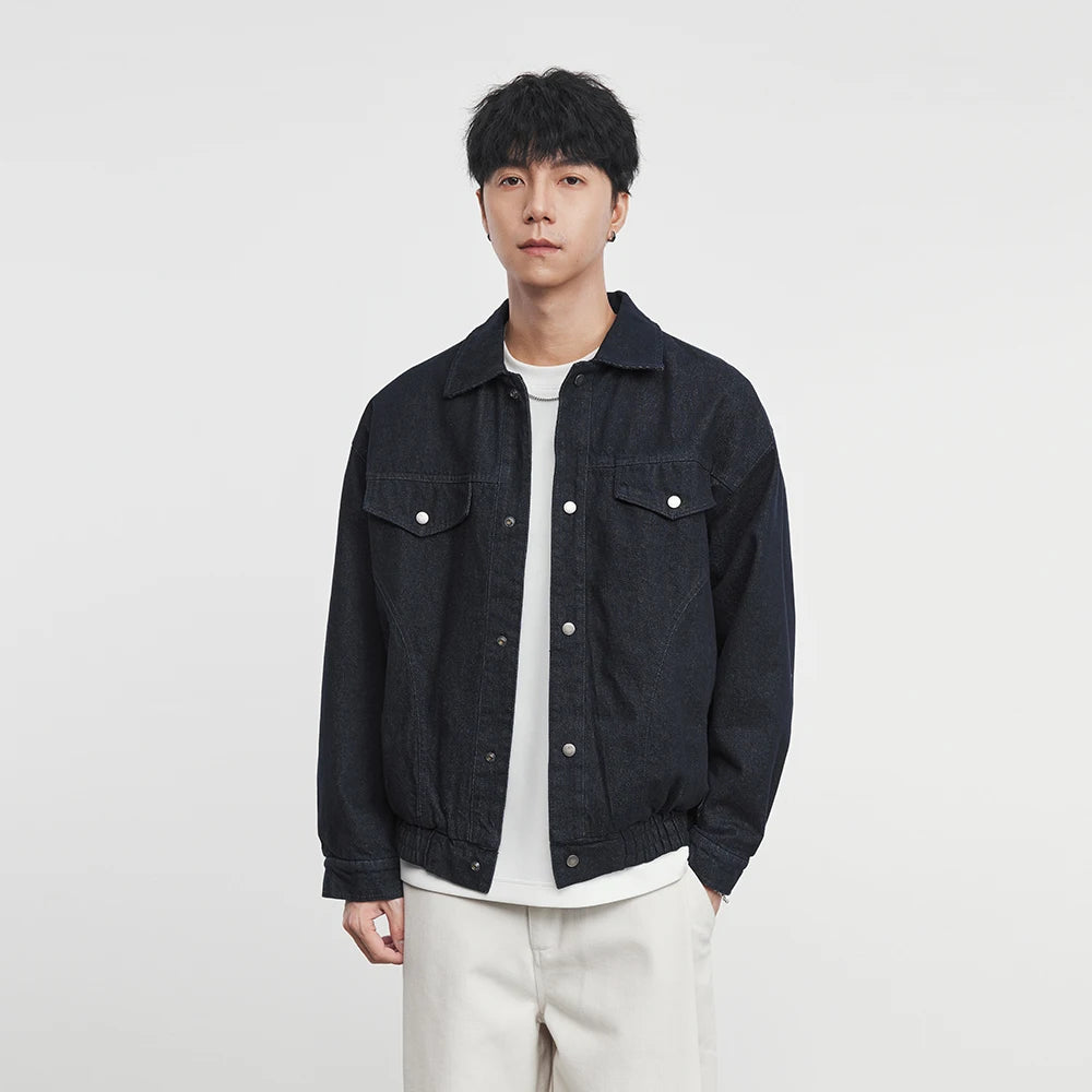 Washed Denim Work Jacket