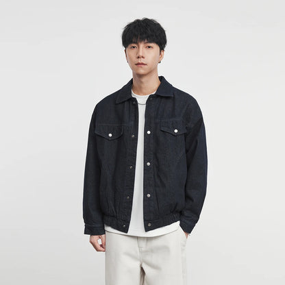 Washed Denim Work Jacket