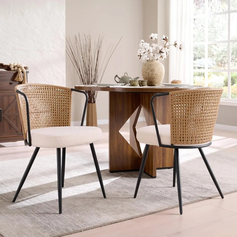 CoastalWing™ Rattan Wingback Chairs