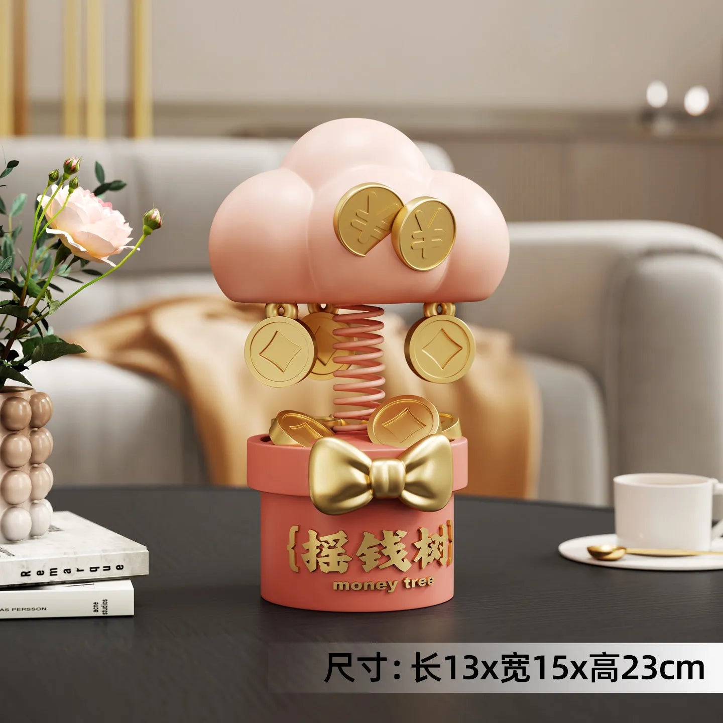 Sculpted Resin Money Tree Figurine