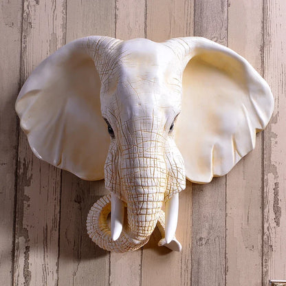 ELEPHANT HEAD WALL SCULPTURE