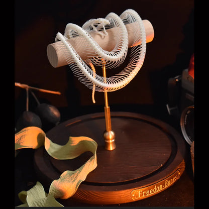 Natural Bone Snake Skeleton Specimen