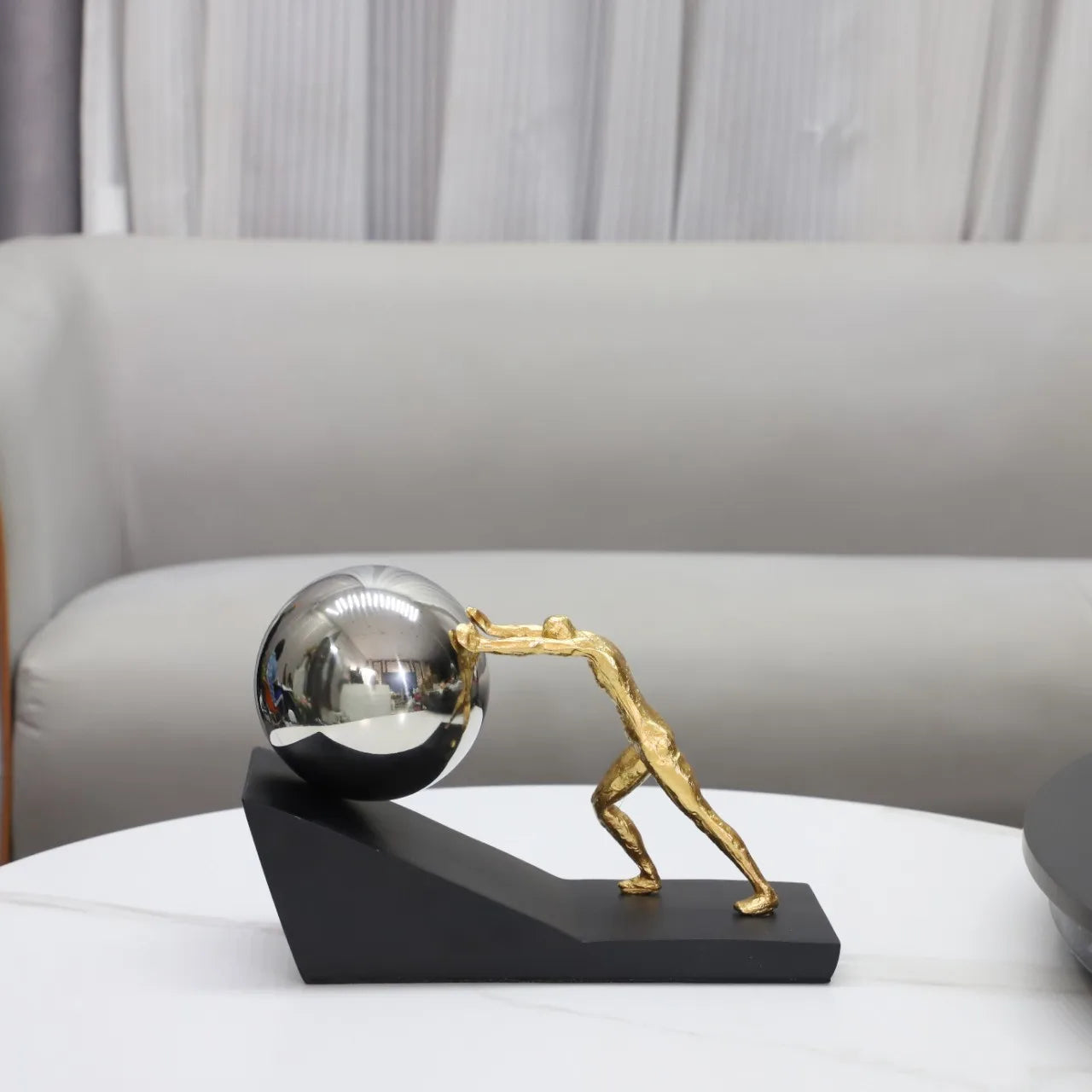 Sisyphus Figure Desk Sculpture