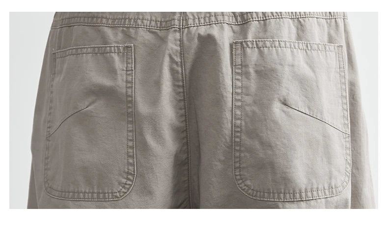 Cotton Straight Trousers