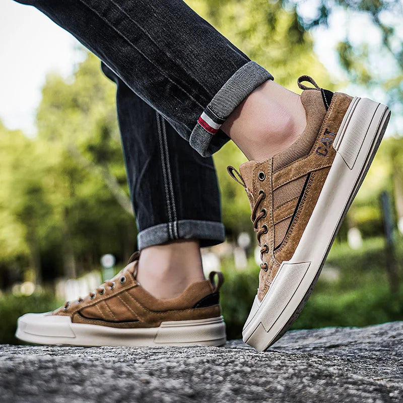 CAT® UrbanStride Leather Sneakers