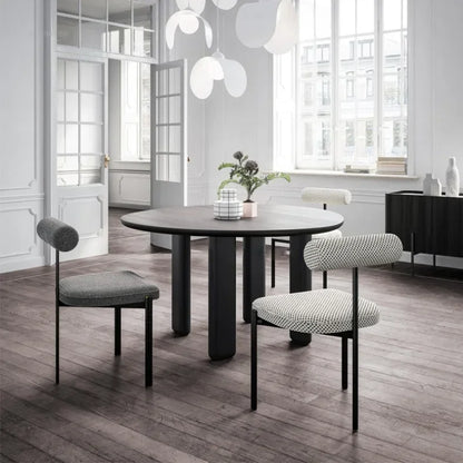 Nordic Three-Leg Upholstered Dining Chair