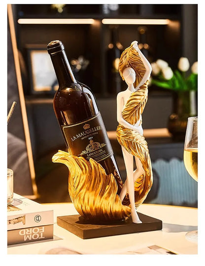 Flowing Drape Wine Holder