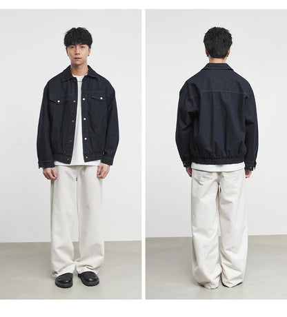 Washed Denim Work Jacket