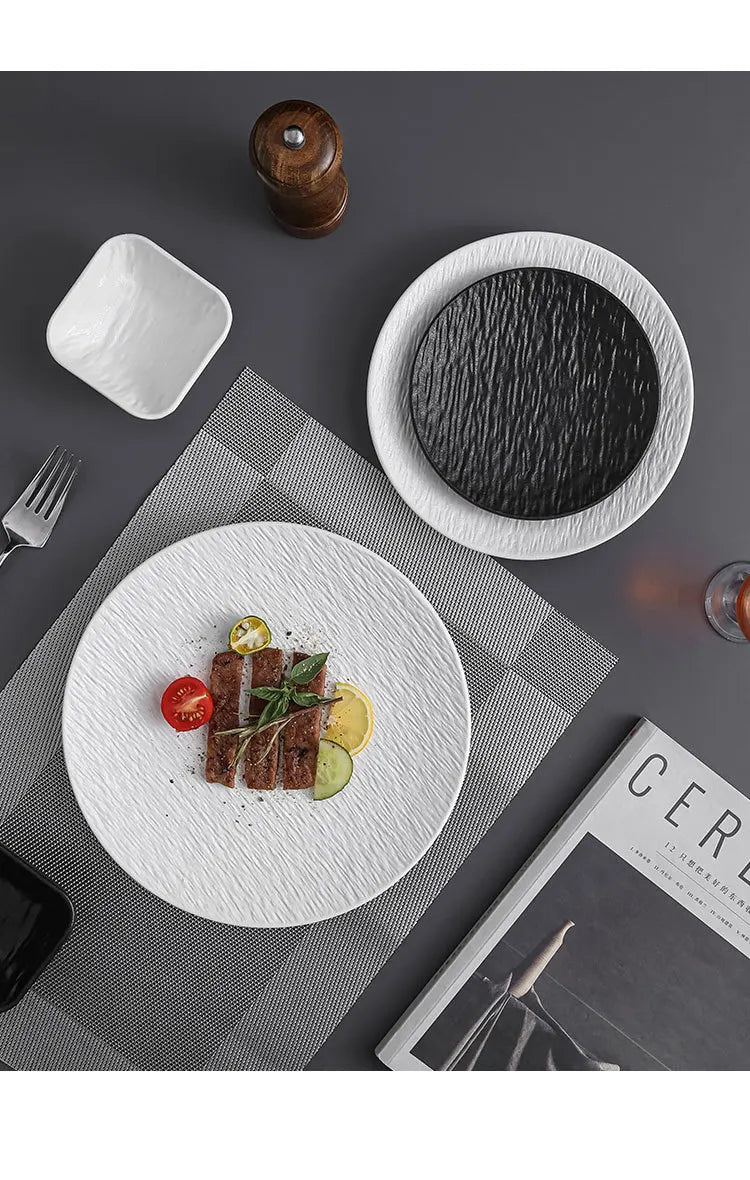 Noir™ Ceramic Serving Plate Collection