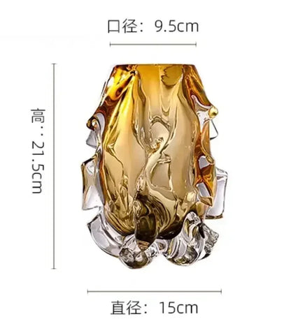 Molten Glass Vase