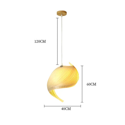 The Marea - Shell-Inspired Pendant Light in Natural Materials