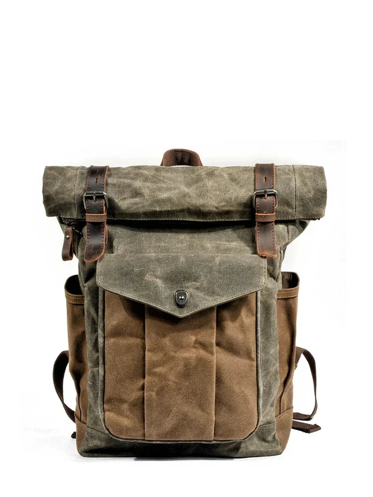 Moseles Vintage Roll-Top Rucksack