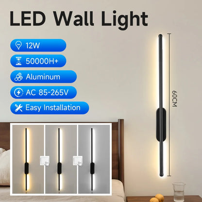 Linear Aluminum LED Wall Sconce