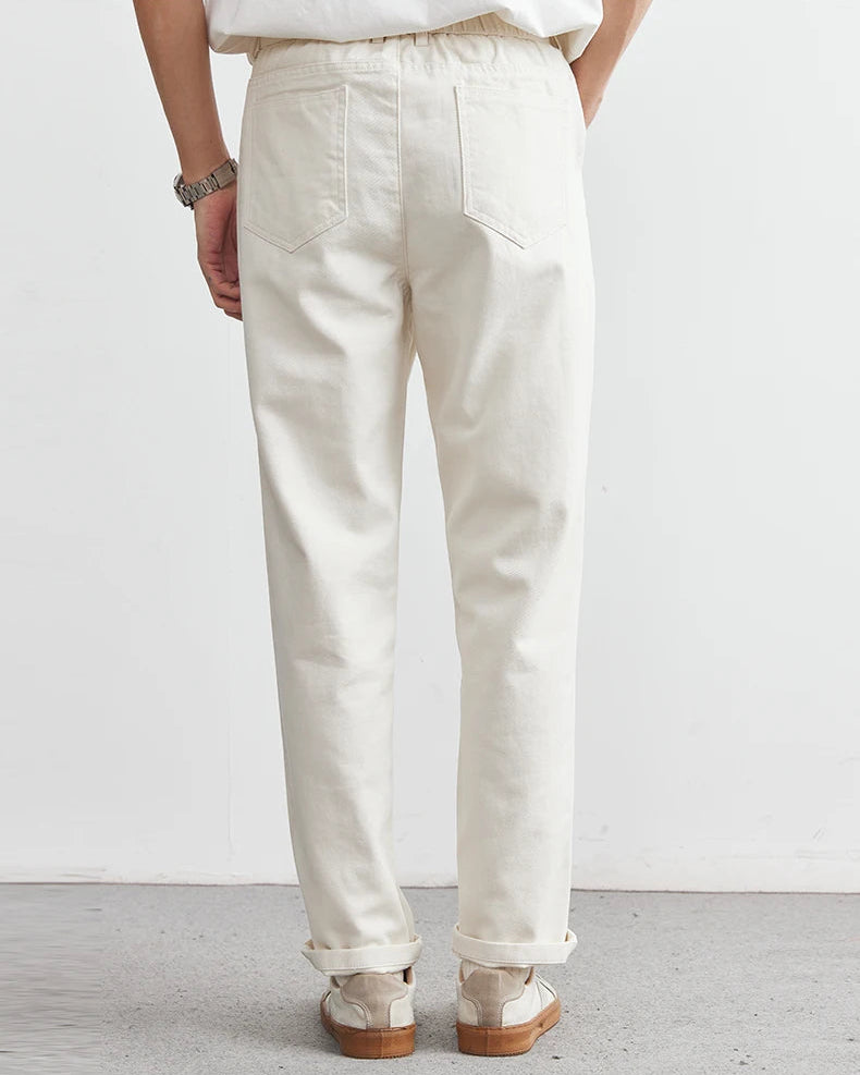 Cotton Wide-Leg Pants