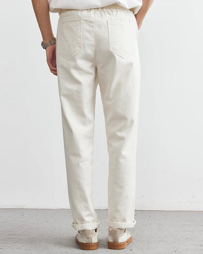 Cotton Wide-Leg Pants