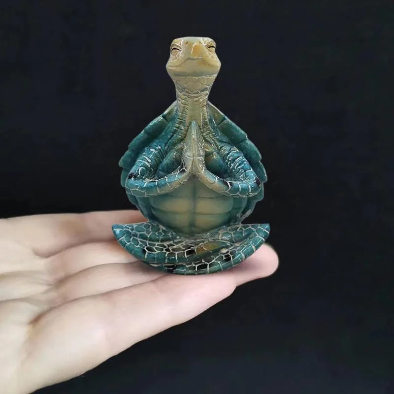 Meditating Sea Turtle Figurine