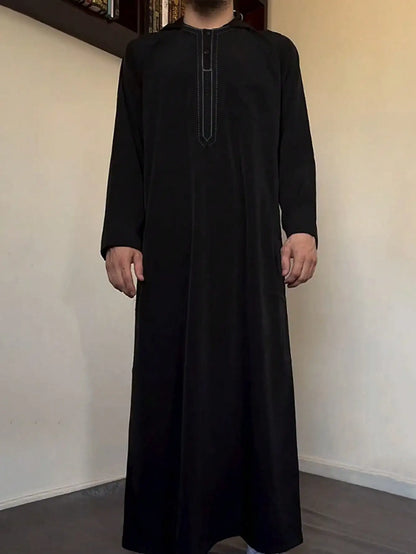 Moseles Long Sleeve Thobe/ Jubba For Men