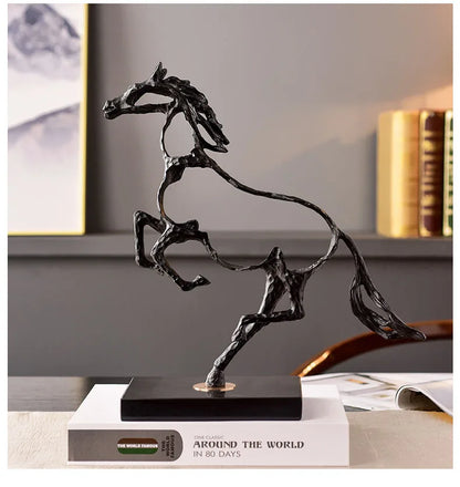 Spirit in Motion - Hollow Cast Iron Horse Sculpture