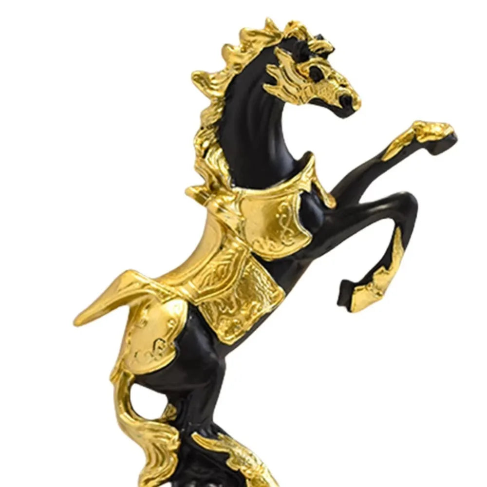 WORLD CONQUEROR | Rearing Horse Globe Sculpture