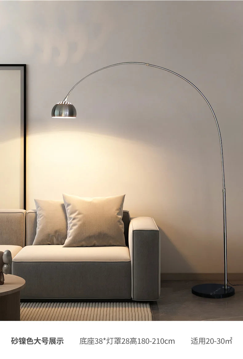 Arched Metal Floor Lamp
