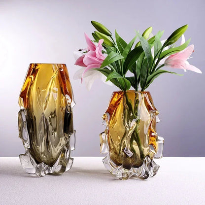 Molten Glass Vase