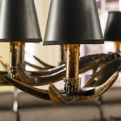 Resin Antler Chandelier
