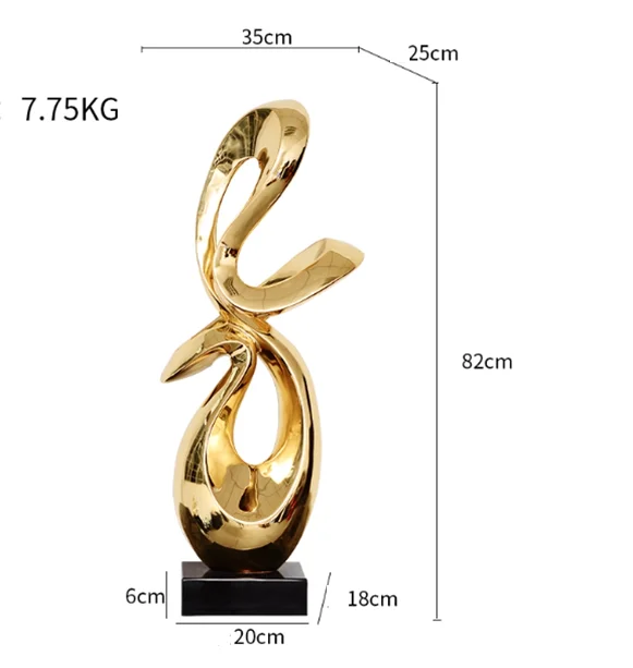 ASCENDING GRACE | Abstract Swan Sculpture