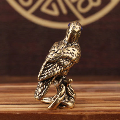 Miniature Brass Toucan Sculpture