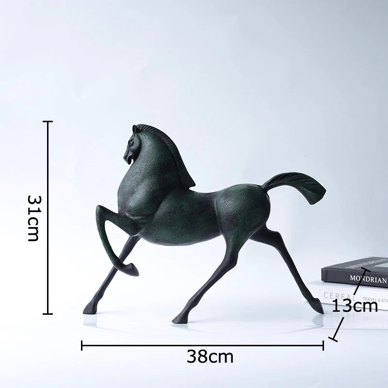 THE PROMENADE | Sculptural Metal Horse