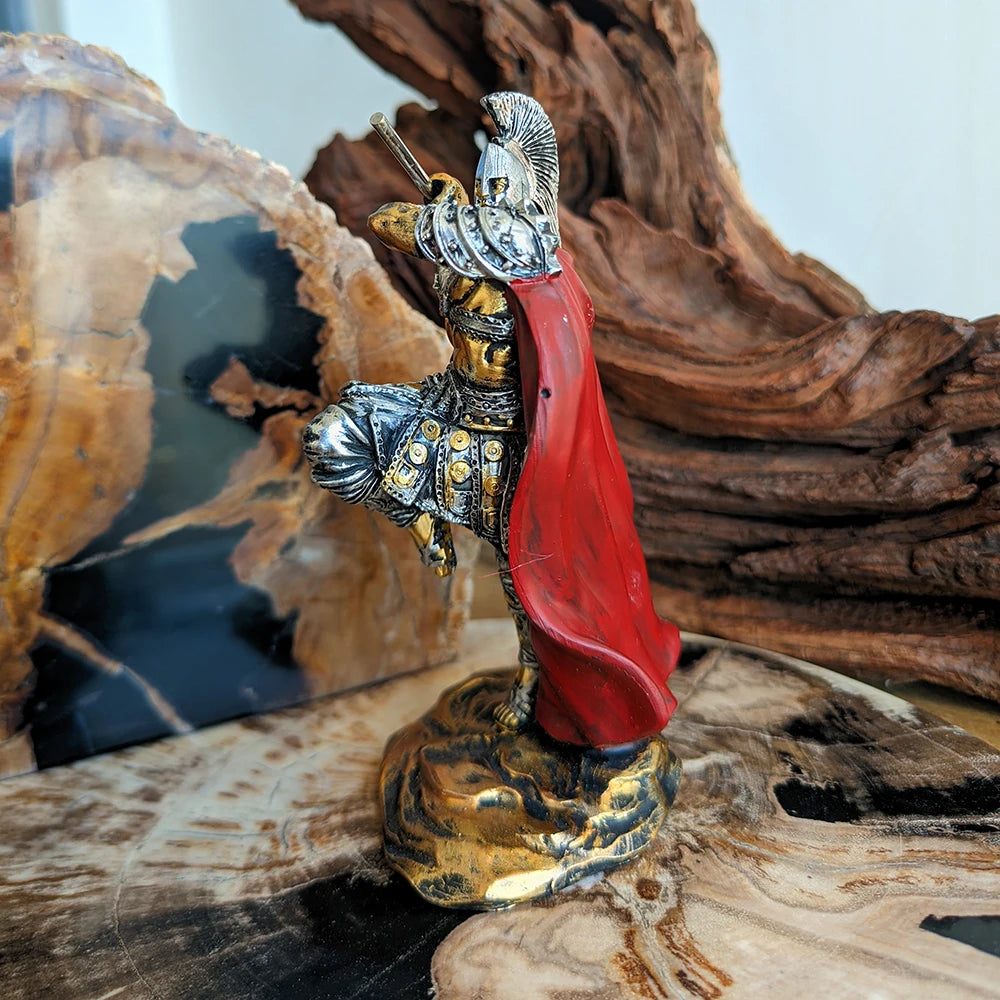 The Spartan Warrior - Standing Figure with Sword and Axe