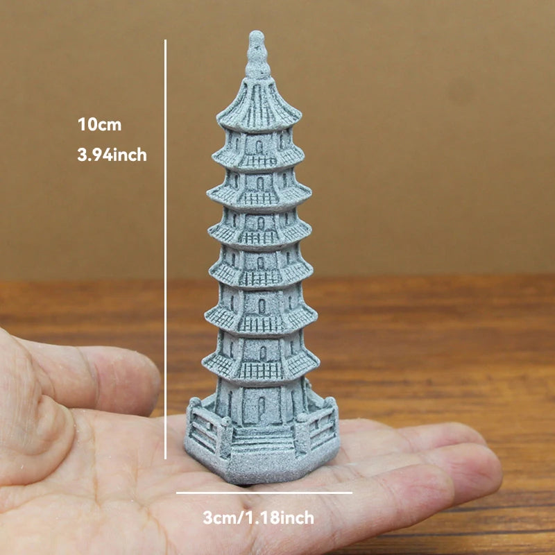 Miniature Sandstone Zen Garden Ornament