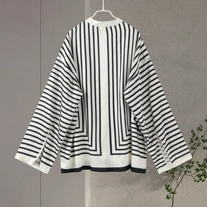 Riviera Stripe Relaxed Blouse