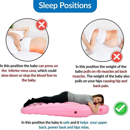 BellyRest™ Inflatable Maternity Support Pillow