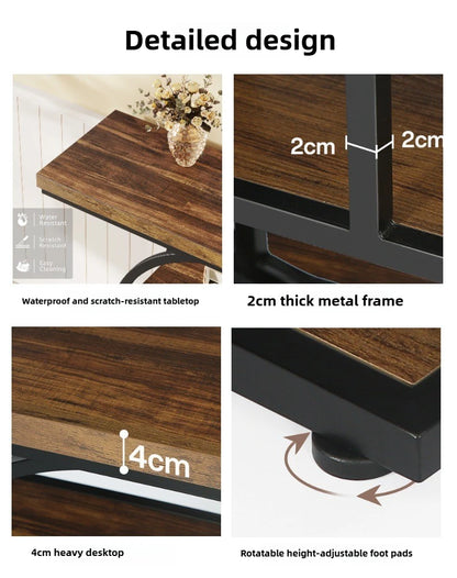 Modern Iron &amp; Wood Entrance Table