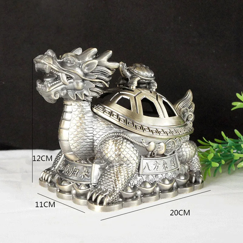 Dragon Turtle Lidded Ashtray