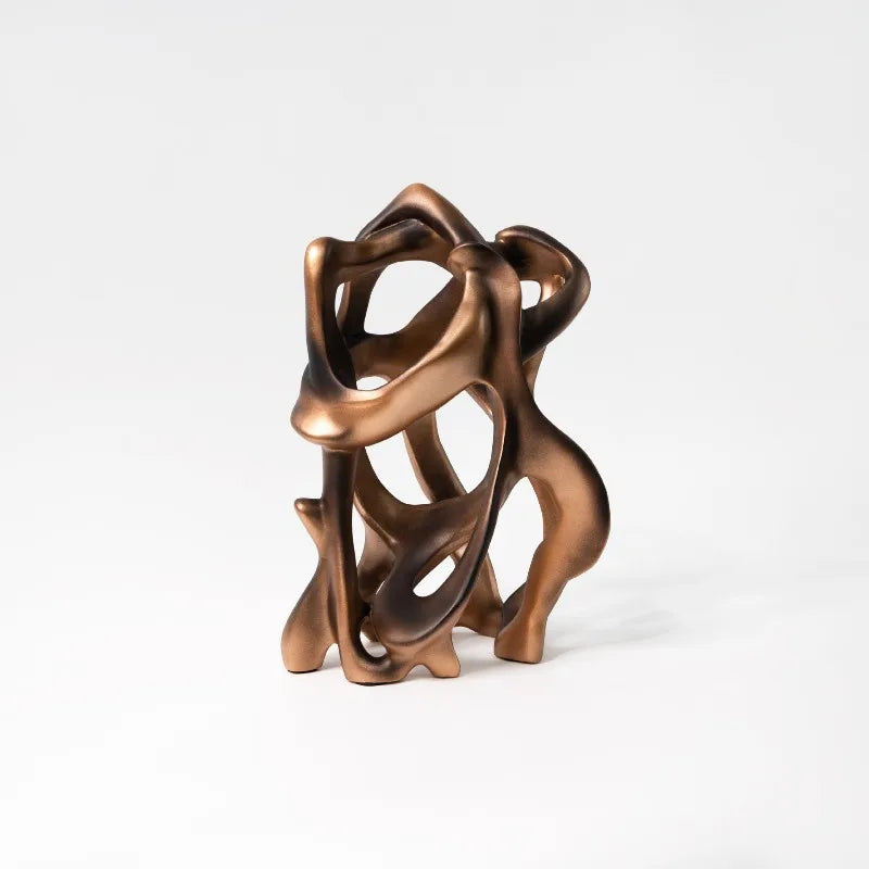 Hollow Abstract Organic Resin Sculpture