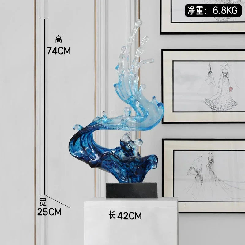 LIQUID ASCENT | Water Splash Sculpture