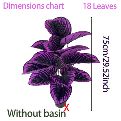 PURPLE TROPICAL FOLIAGE PLANT