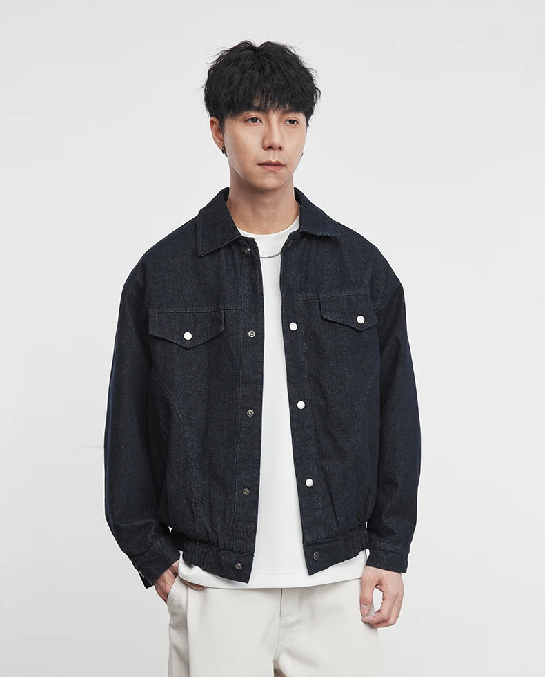 Washed Denim Work Jacket