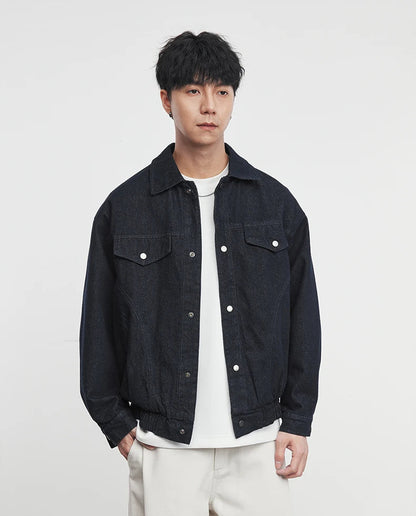Washed Denim Work Jacket