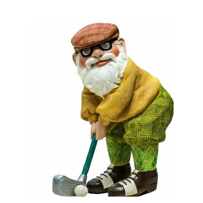 Golf Gnome Sculpture