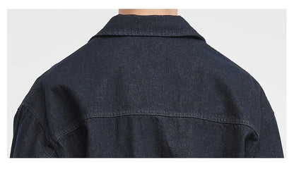 Washed Denim Work Jacket