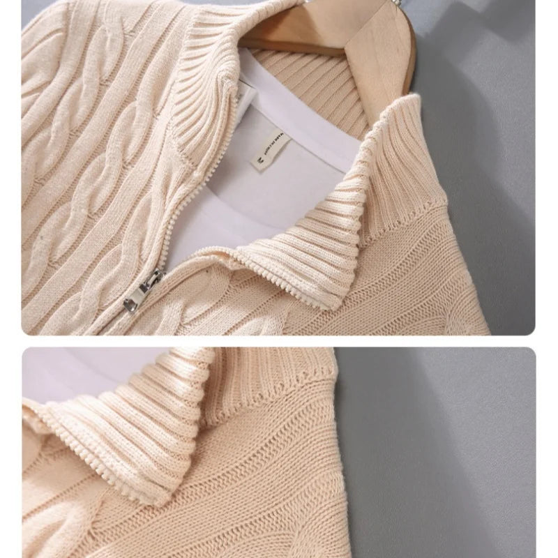 Heritage Quarter-Zip Cotton Pullover