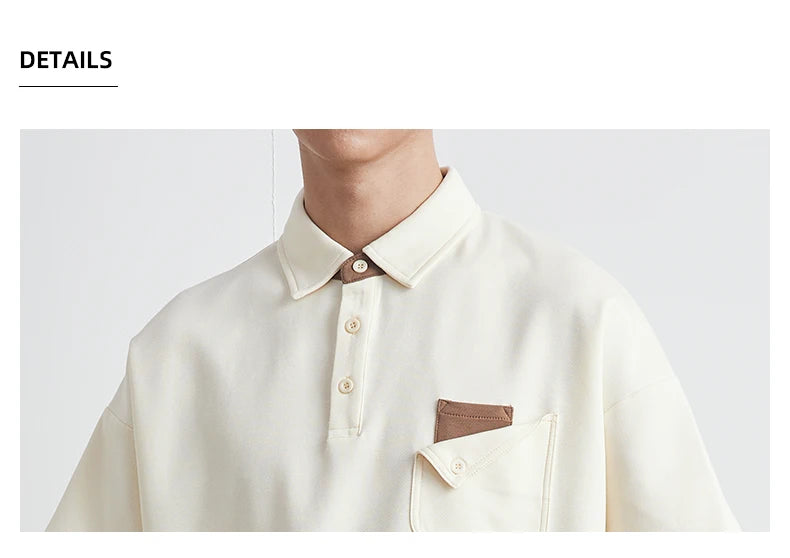 Button Pocket Polo Shirt