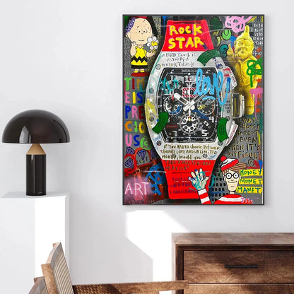 TimeCapital™ Graffiti Canvas Art