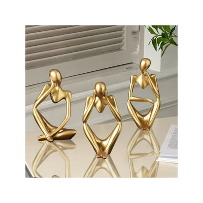 Abstract Contemplation Resin Figure