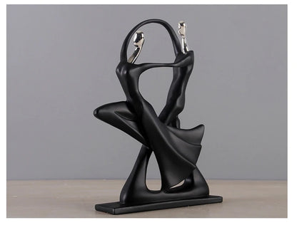 Dancing Couple Resin Sculpture