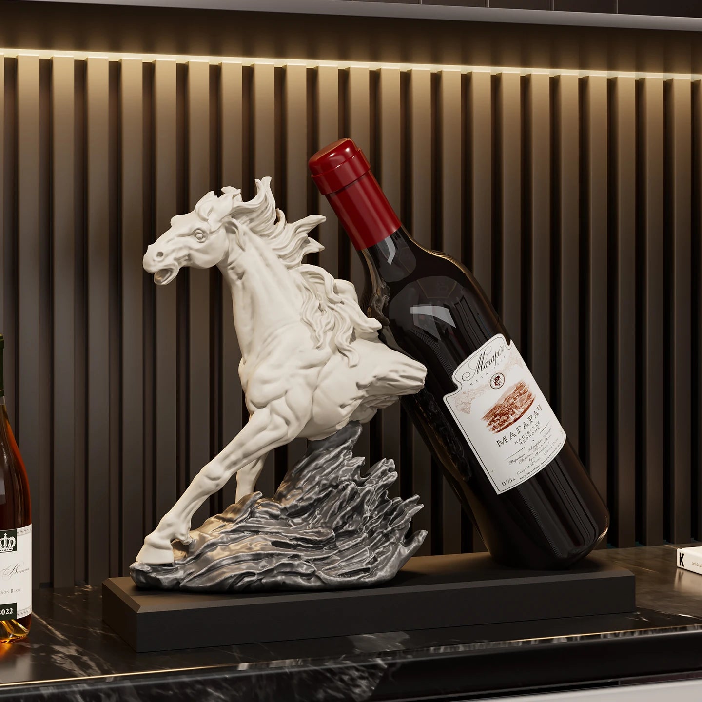 UNTAMED POUR | Rearing Horse Wine Holder