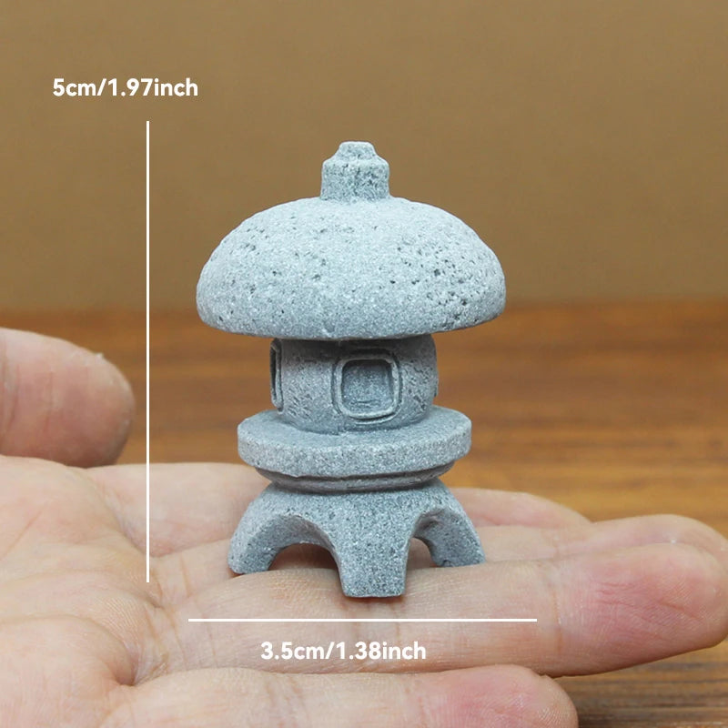 Miniature Sandstone Zen Garden Ornament