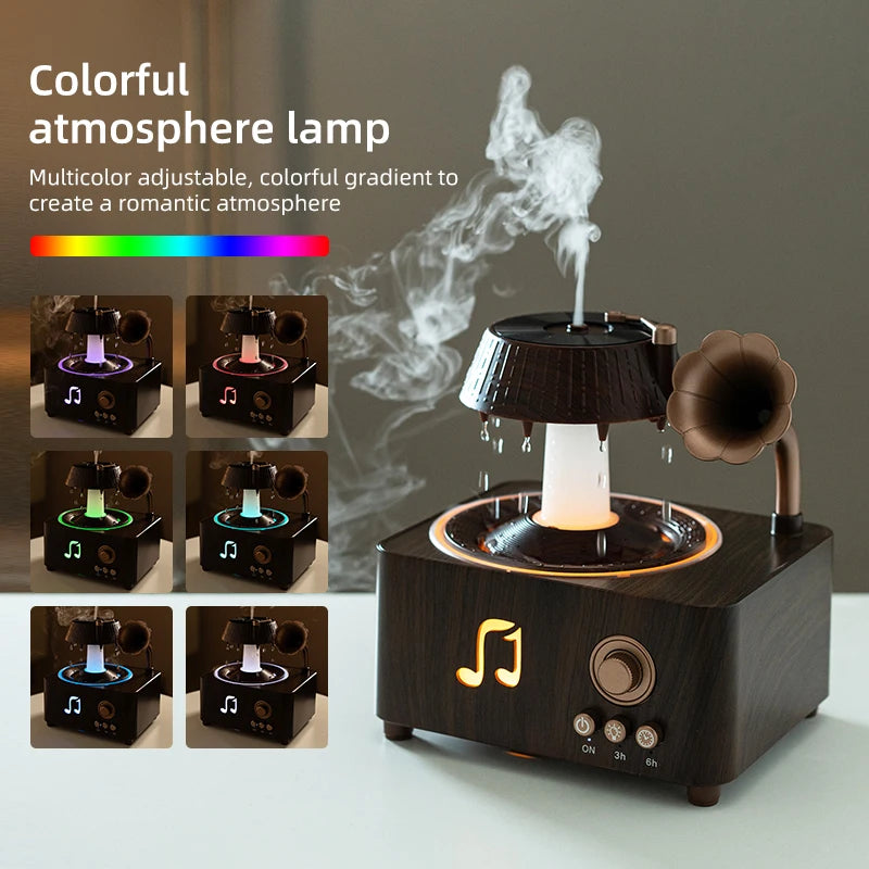 Rotating Phonograph Aroma Diffuser